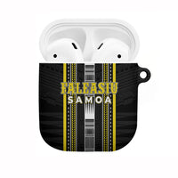 Faleasiu Samoa AirPods Case Samoan Tribal Pattern LT05 Yellow - Polynesian Pride