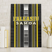 Faleasiu Samoa Canvas Wall Art Samoan Tribal Pattern LT05 Without Frame Yellow - Polynesian Pride