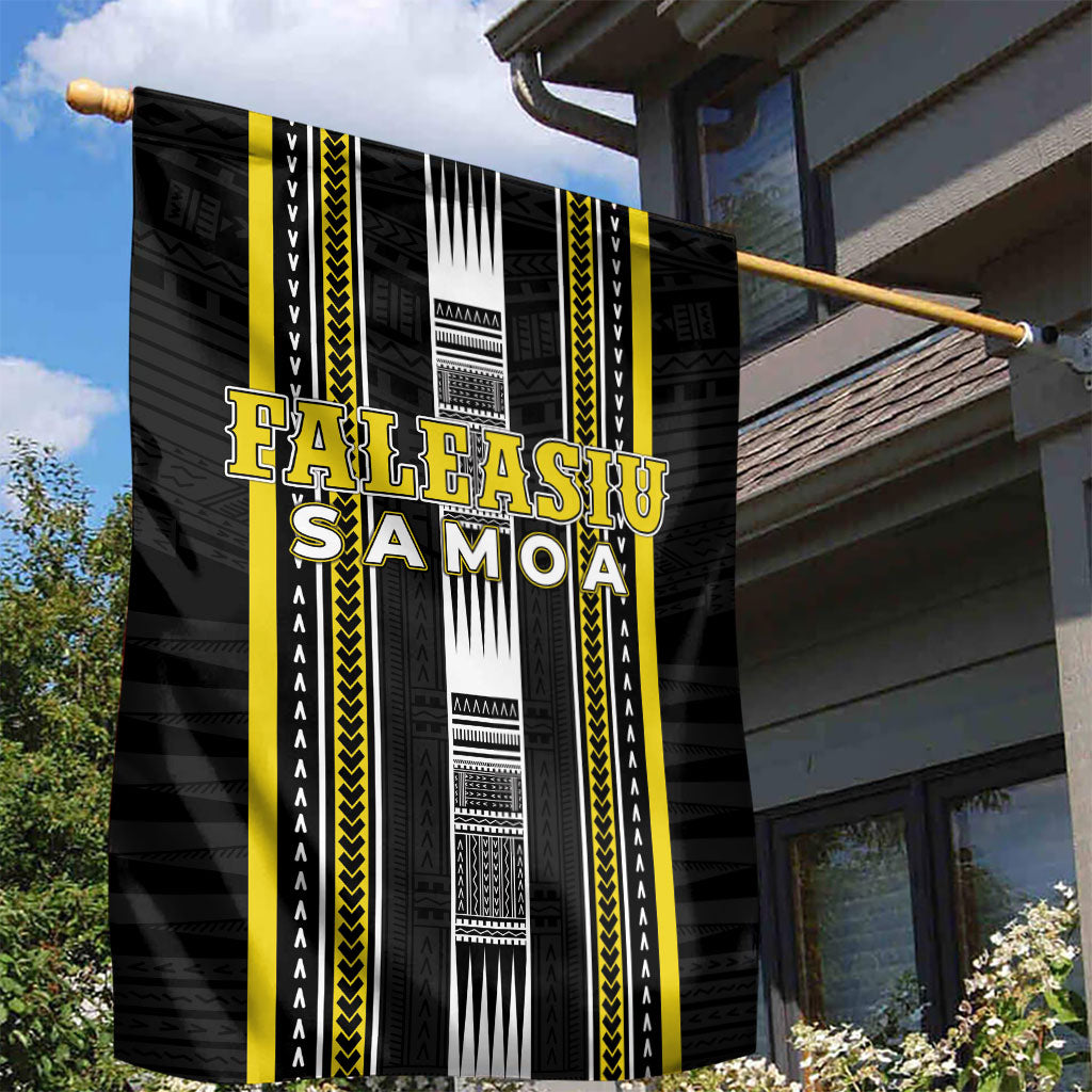 Faleasiu Samoa Garden Flag Samoan Tribal Pattern LT05 - Polynesian Pride