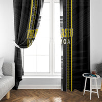 Faleasiu Samoa Window Curtain Samoan Tribal Pattern LT05 - Polynesian Pride