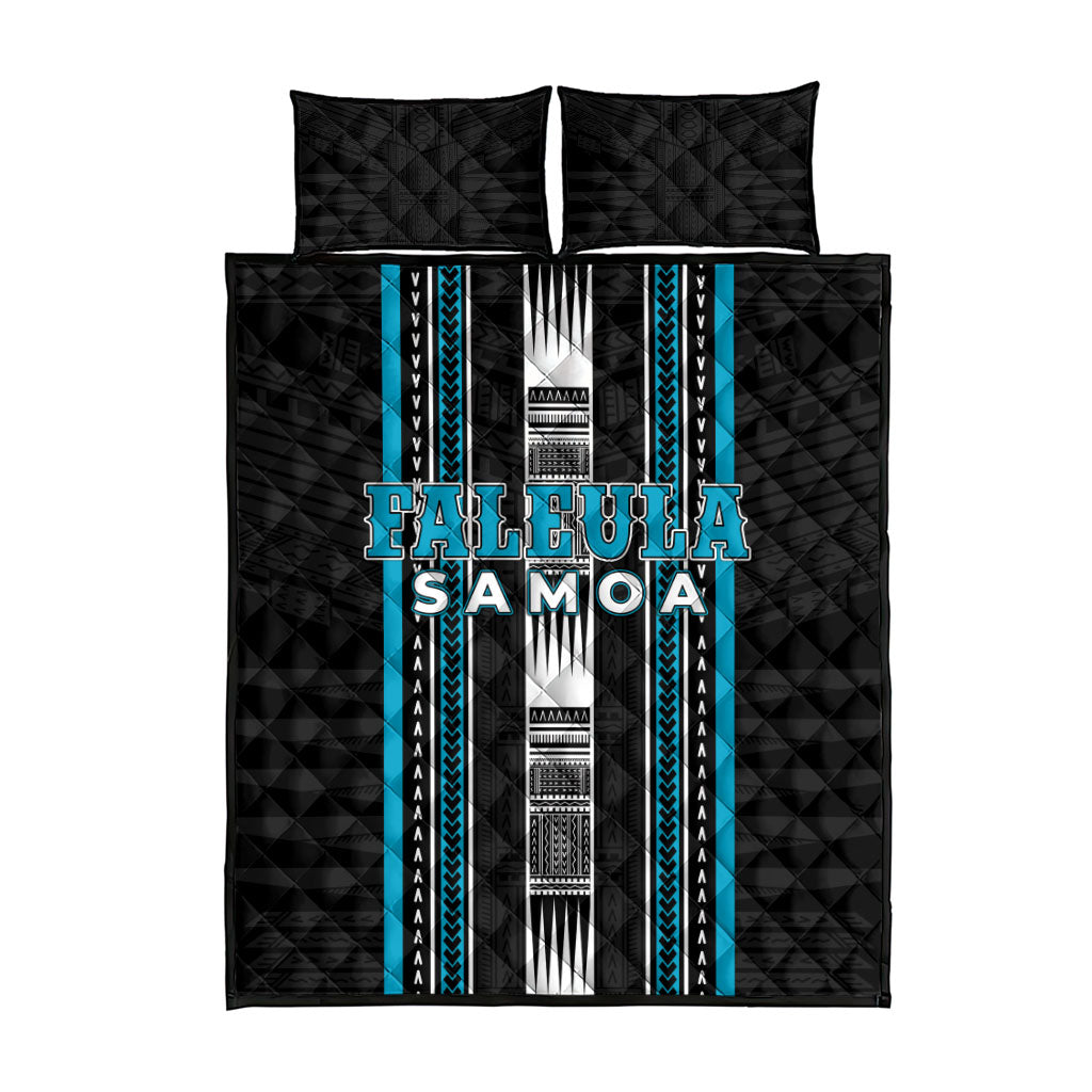 Faleula Samoa Quilt Bed Set Samoan Tribal Pattern LT05 - Polynesian Pride