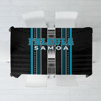 Faleula Samoa Tablecloth Samoan Tribal Pattern LT05 Blue - Polynesian Pride