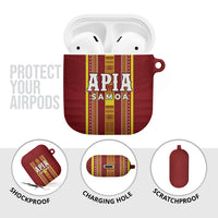 Apia Samoa AirPods Case Samoan Tribal Pattern LT05 - Polynesian Pride