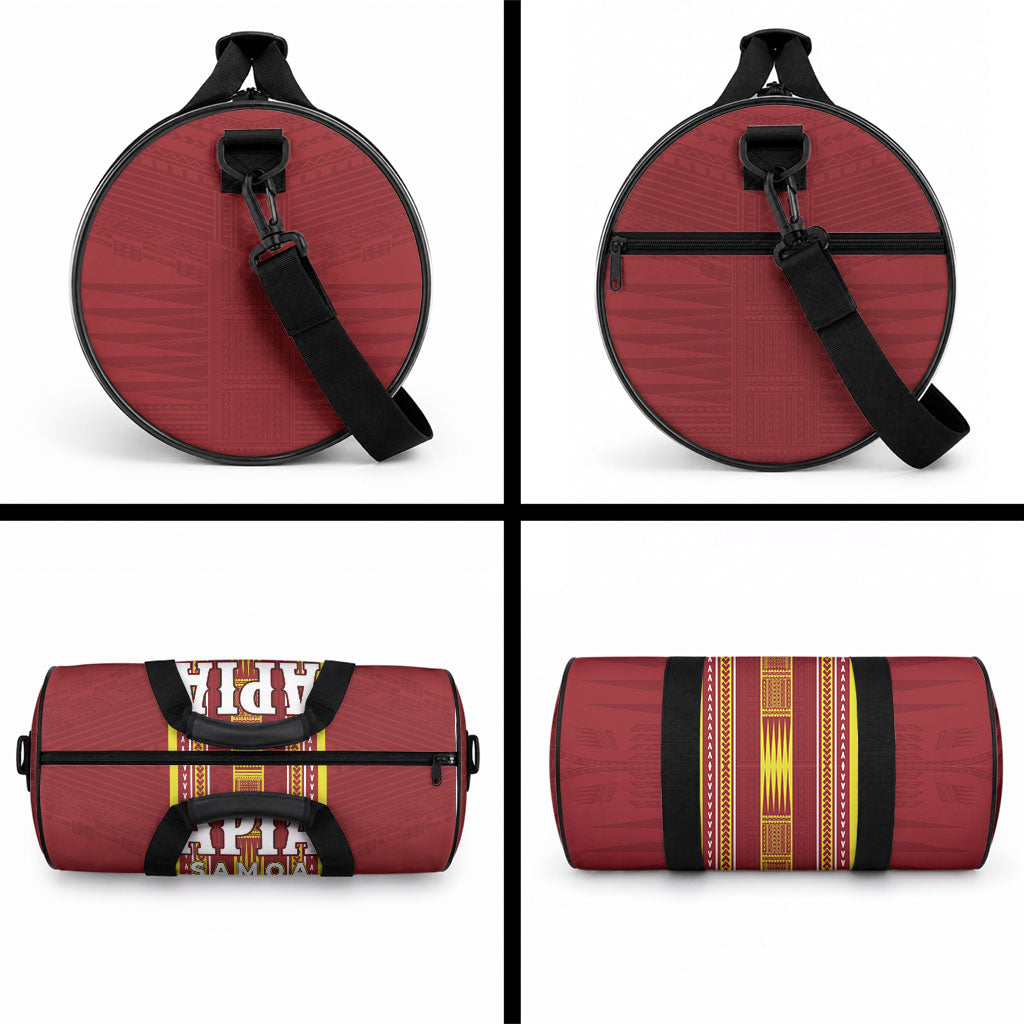 Apia Samoa Duffle Bag Samoan Tribal Pattern LT05 - Polynesian Pride