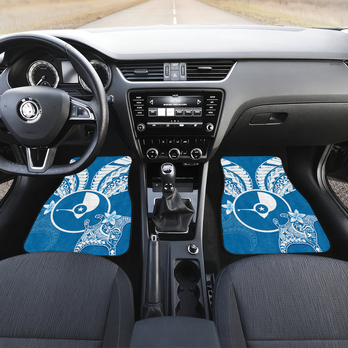FSM Yap Constitution Day Car Mats Polynesian Batoids LT05 - Polynesian Pride
