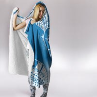 FSM Yap Constitution Day Hooded Blanket Polynesian Batoids LT05 - Polynesian Pride