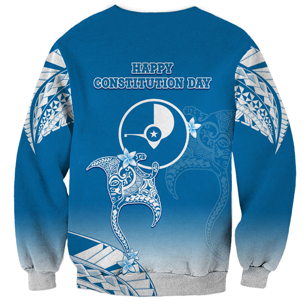 FSM Yap Constitution Day Sweatshirt Polynesian Batoids LT05 - Polynesian Pride