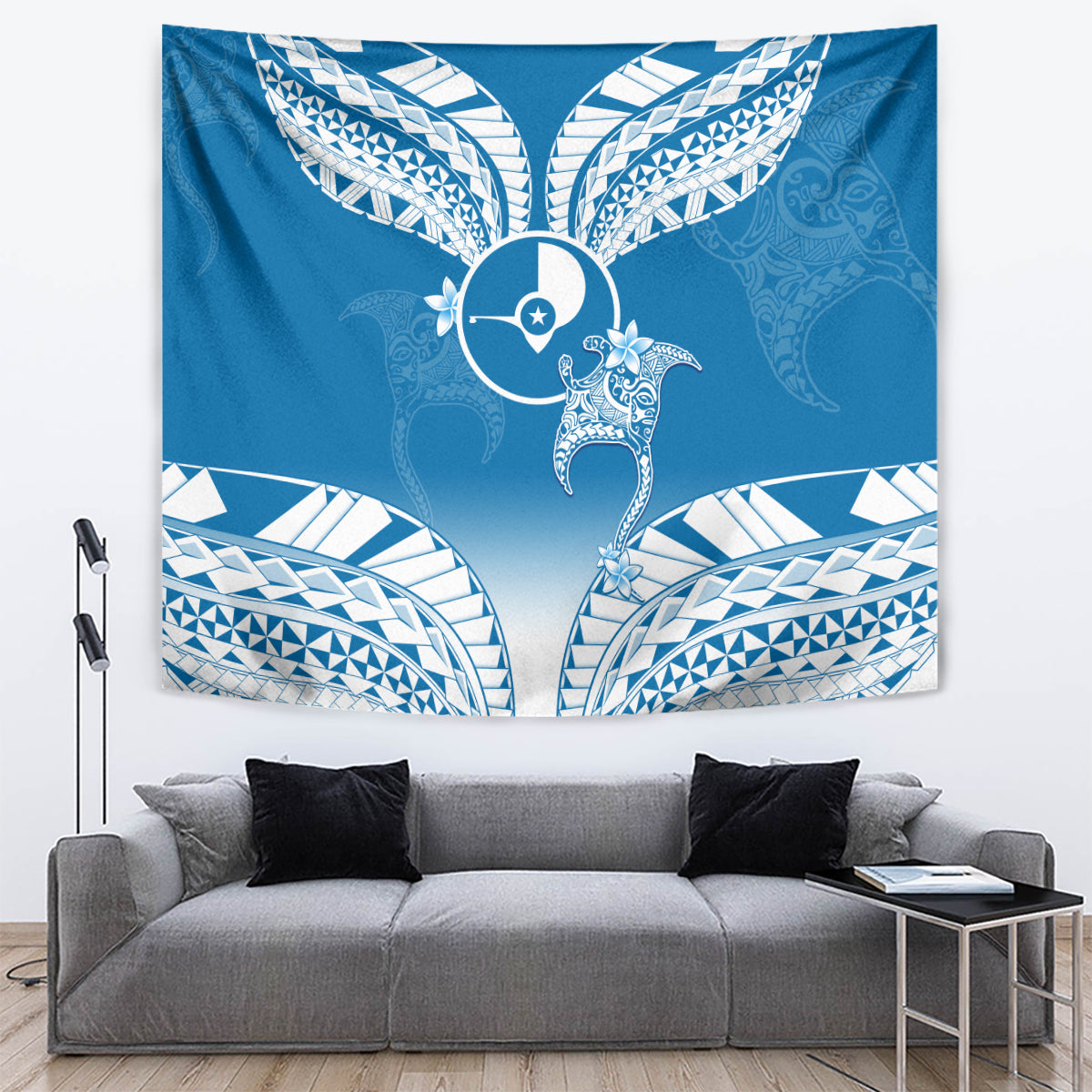 FSM Yap Constitution Day Tapestry Polynesian Batoids LT05 - Polynesian Pride