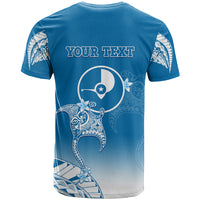 Personalised FSM Yap Constitution Day T Shirt Polynesian Batoids LT05 - Polynesian Pride