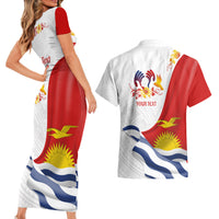 Personalised Kiribati Human Rights Day Couples Matching Short Sleeve Bodycon Dress and Hawaiian Shirt Polynesian Style LT05 - Polynesian Pride