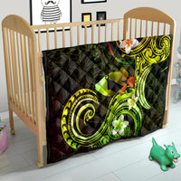 Hawaii Humuhumu Reef Triggerfish Quilt Reggae With Plumeria LT05 - Polynesian Pride