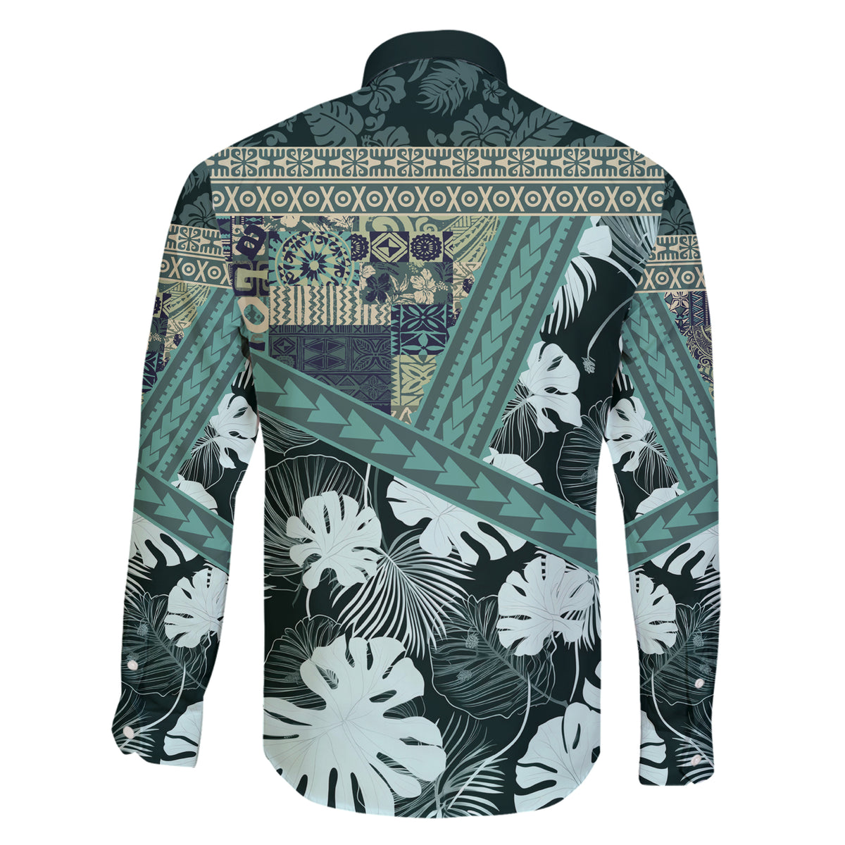 Hawaii Plant Kalo Family Matching Short Sleeve Bodycon Dress and Hawaiian Shirt Hawaiian Tapa Pattern LT05 - Polynesian Pride