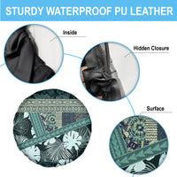 Hawaii Plant Kalo Spare Tire Cover Hawaiian Tapa Pattern LT05 - Polynesian Pride