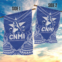 Northern Mariana Islands Garden Flag Chamorro Warrior Tribal Pattern