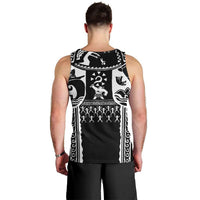 Polynesia Maui Tattoo Inspired Men Tank Top Black Version
