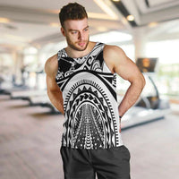 Polynesia Maui Tattoo Inspired Men Tank Top White Version
