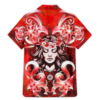 Hawaii Goddess Of Fire Madame Pele Family Matching Mermaid Dress and Hawaiian Shirt Polynesian Style LT05 - Polynesian Pride