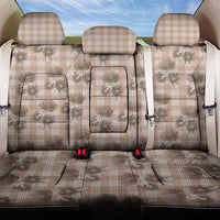 Brown Palaka Hawaii Back Car Seat Cover Hawaiian Lehua Blossoms
