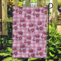 Pink Palaka Hawaii Garden Flag Hawaiian Lehua Blossoms
