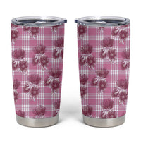 Pink Palaka Hawaii Tumbler Cup Hawaiian Lehua Blossoms LT05 Pink - Polynesian Pride