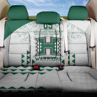 Custom Hawaii Football Back Car Seat Cover Rainbow Warriors Kakau Pattern LT05