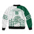 Custom Hawaii Football Bomber Jacket Rainbow Warriors Kakau Pattern LT05 - Polynesian Pride
