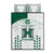 Custom Hawaii Football Quilt Bed Set Rainbow Warriors Kakau Pattern LT05 - Polynesian Pride