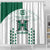 Custom Hawaii Football Shower Curtain Rainbow Warriors Kakau Pattern LT05 - Polynesian Pride