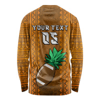 Custom Hawaii Honolulu Football Bowl Long Sleeve Shirt Simple Style LT05 - Polynesian Pride