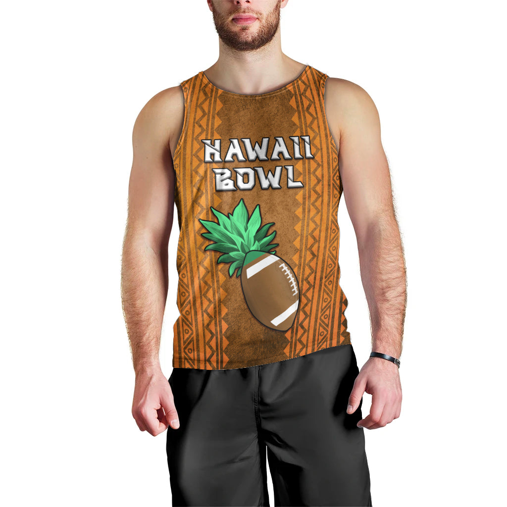 Custom Hawaii Honolulu Football Bowl Men Tank Top Simple Style LT05 - Polynesian Pride