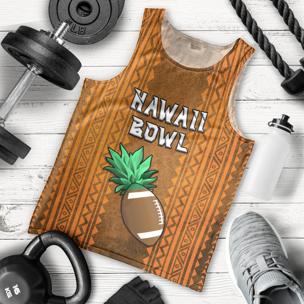 Custom Hawaii Honolulu Football Bowl Men Tank Top Simple Style LT05 - Polynesian Pride