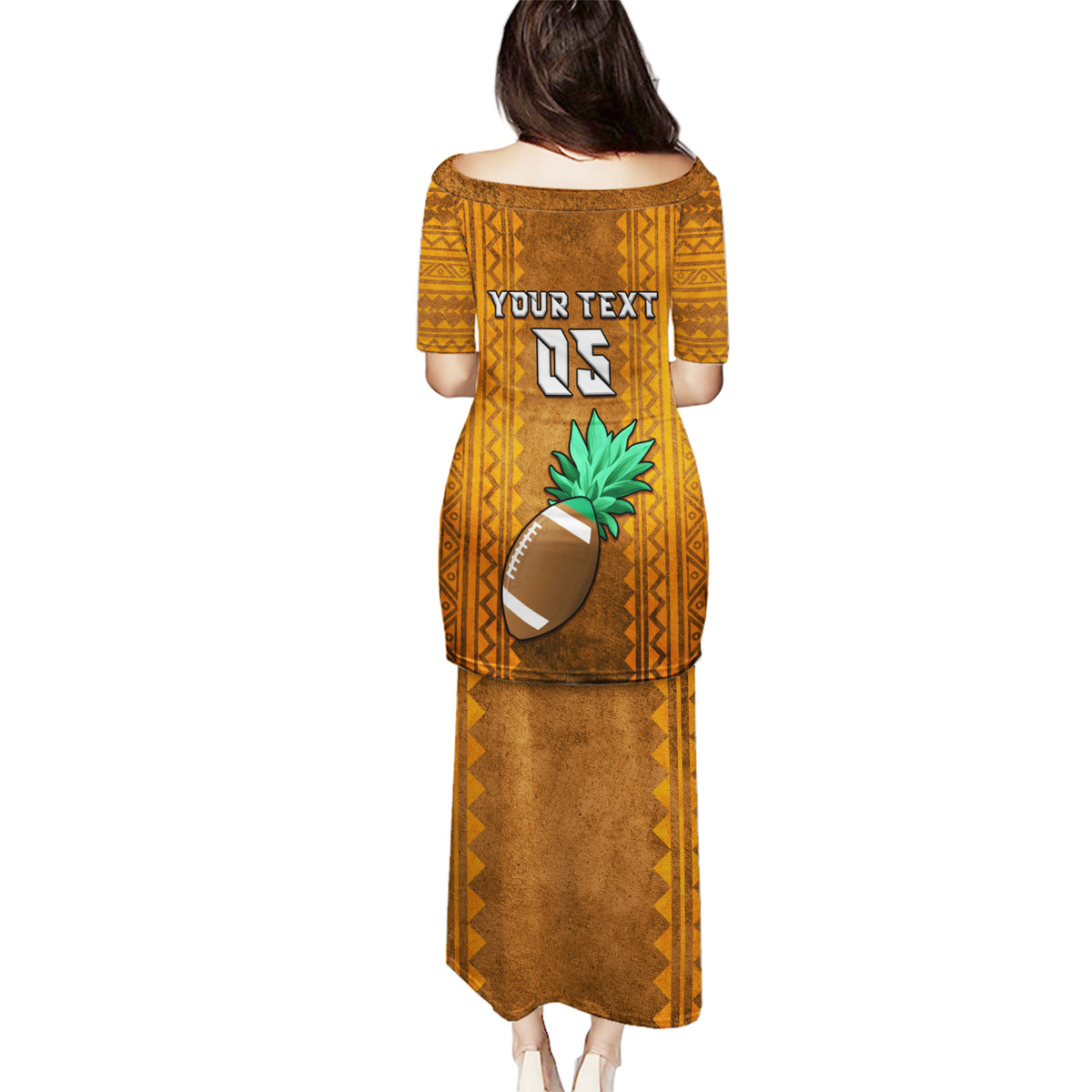 Custom Hawaii Honolulu Football Bowl Puletasi Simple Style LT05 - Polynesian Pride