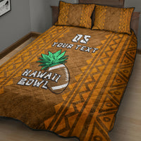 Custom Hawaii Honolulu Football Bowl Quilt Bed Set Simple Style LT05 - Polynesian Pride