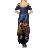 Philippines The First Hero Family Matching Summer Maxi Dress and Hawaiian Shirt Lapu Lapu Know Your Roots