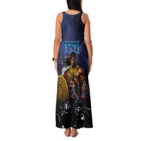 Philippines The First Hero Family Matching Tank Maxi Dress and Hawaiian Shirt Lapu Lapu Know Your Roots