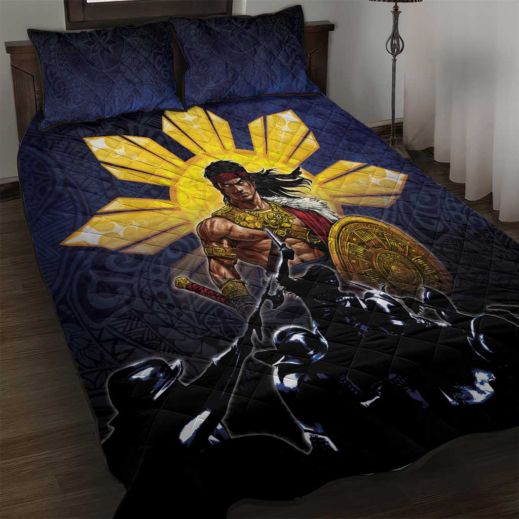 Philippines The First Hero Quilt Bed Set Lapu Lapu Know Your Roots
