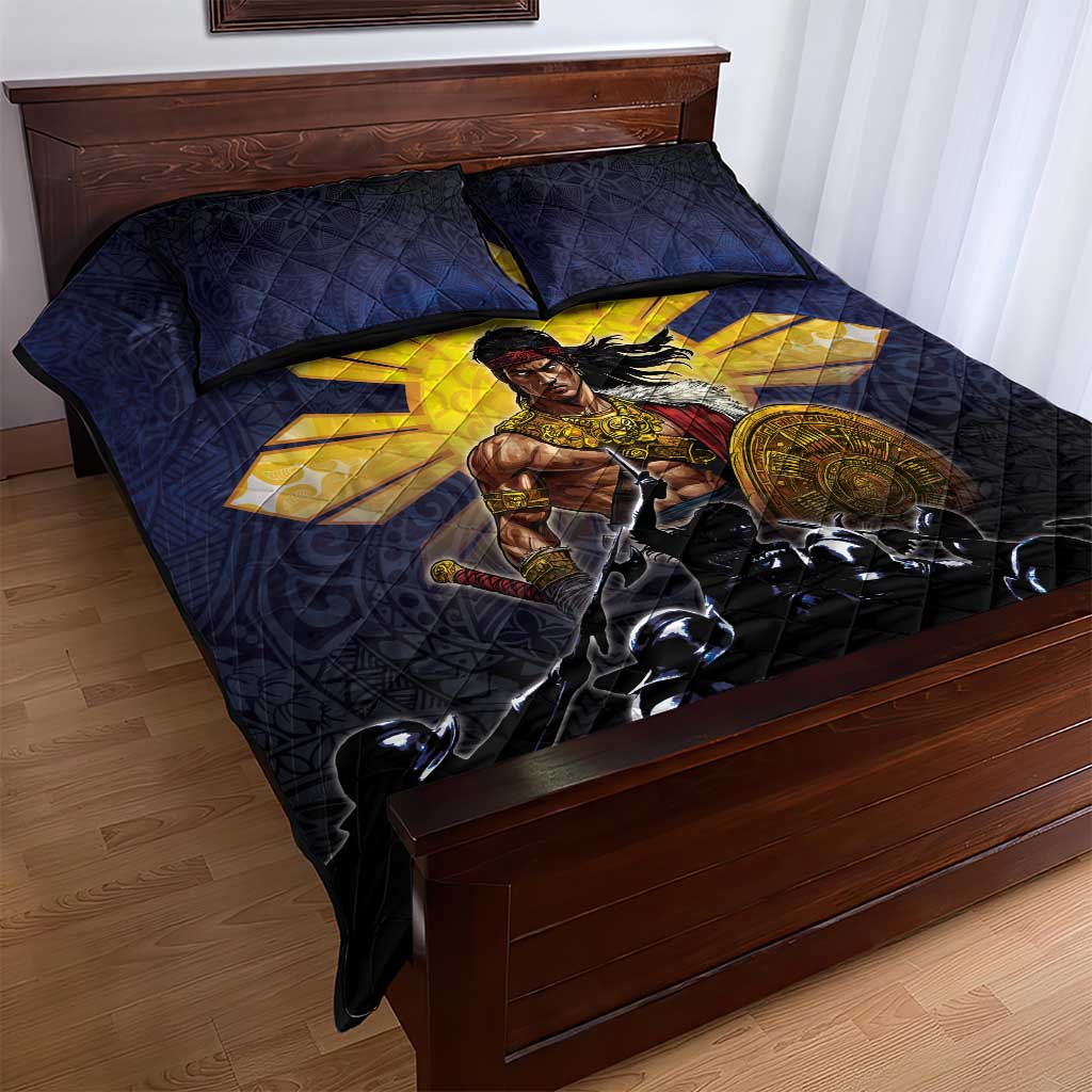 Philippines The First Hero Quilt Bed Set Lapu Lapu Know Your Roots