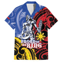 Philippines Lapu-Lapu Family Matching Off The Shoulder Long Sleeve Dress and Hawaiian Shirt Proud Of My King