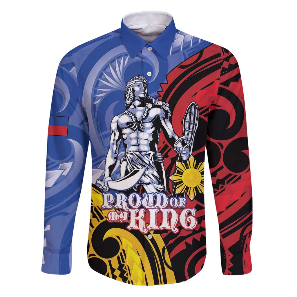 Philippines Lapu-Lapu Family Matching Puletasi and Hawaiian Shirt Proud Of My King