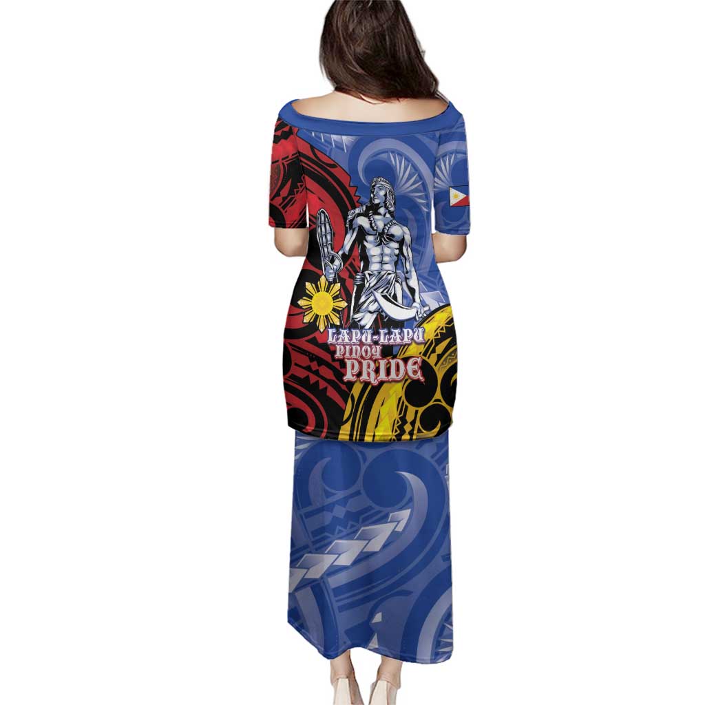 Philippines Lapu-Lapu Family Matching Puletasi and Hawaiian Shirt Proud Of My King