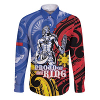 Philippines Lapu-Lapu Family Matching Short Sleeve Bodycon Dress and Hawaiian Shirt Proud Of My King