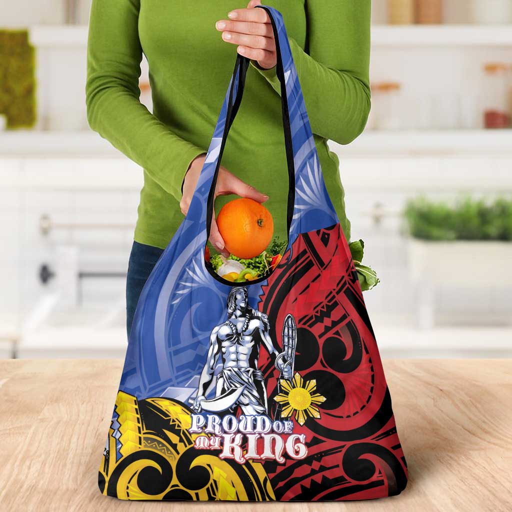Philippines Lapu-Lapu Grocery Bag Proud Of My King