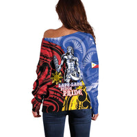 Philippines Lapu-Lapu Off Shoulder Sweater Proud Of My King