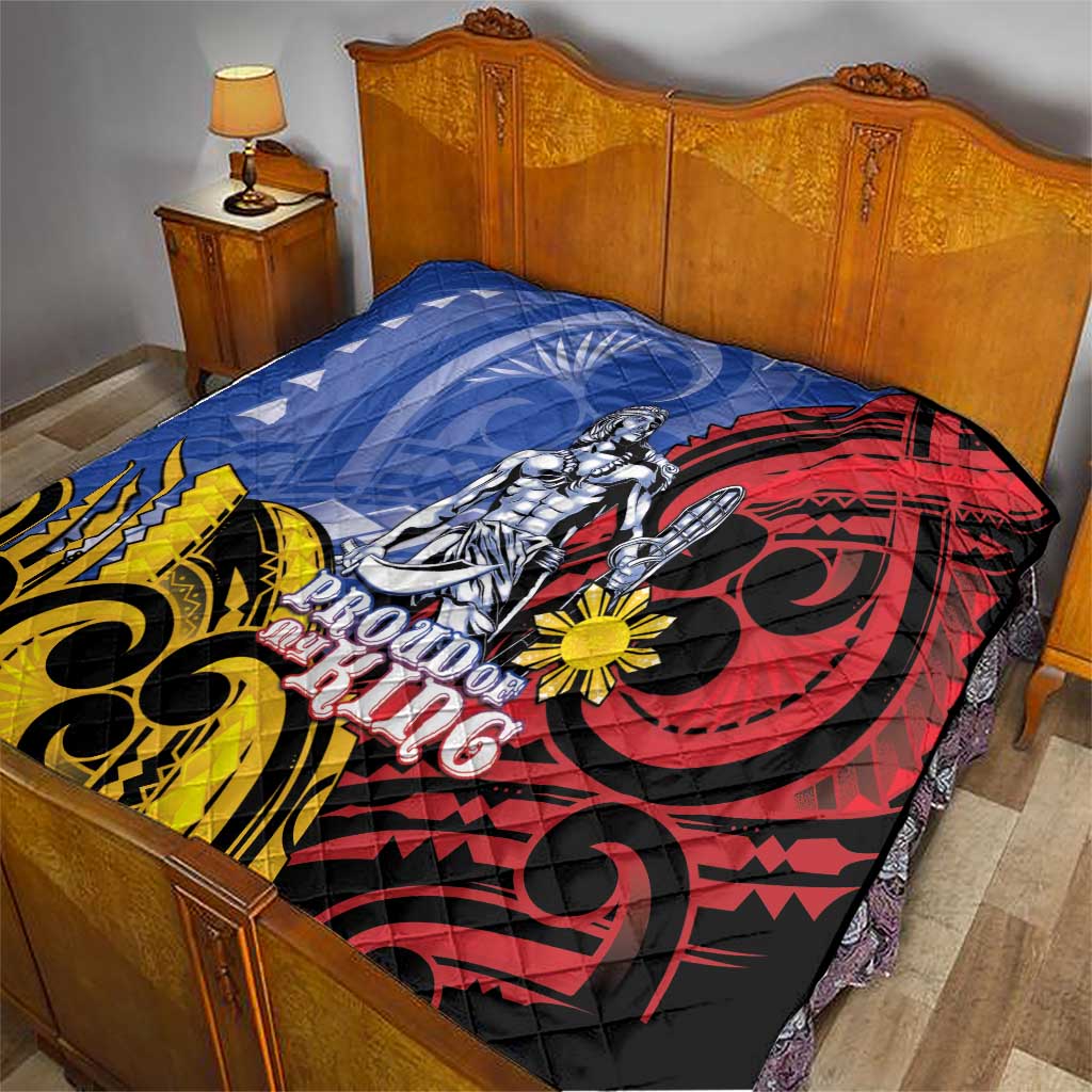 Philippines Lapu-Lapu Quilt Proud Of My King