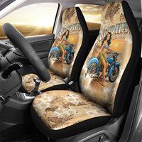 Aloha Hawaii Biker Car Seat Cover Ride To Paradise LT05 - Polynesian Pride