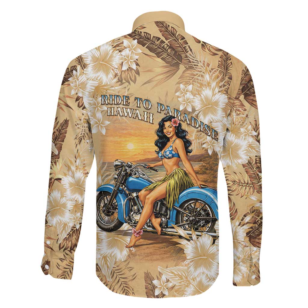 Aloha Hawaii Biker Family Matching Mermaid Dress and Hawaiian Shirt Ride To Paradise LT05 - Polynesian Pride