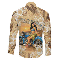 Aloha Hawaii Biker Family Matching Mermaid Dress and Hawaiian Shirt Ride To Paradise LT05 - Polynesian Pride