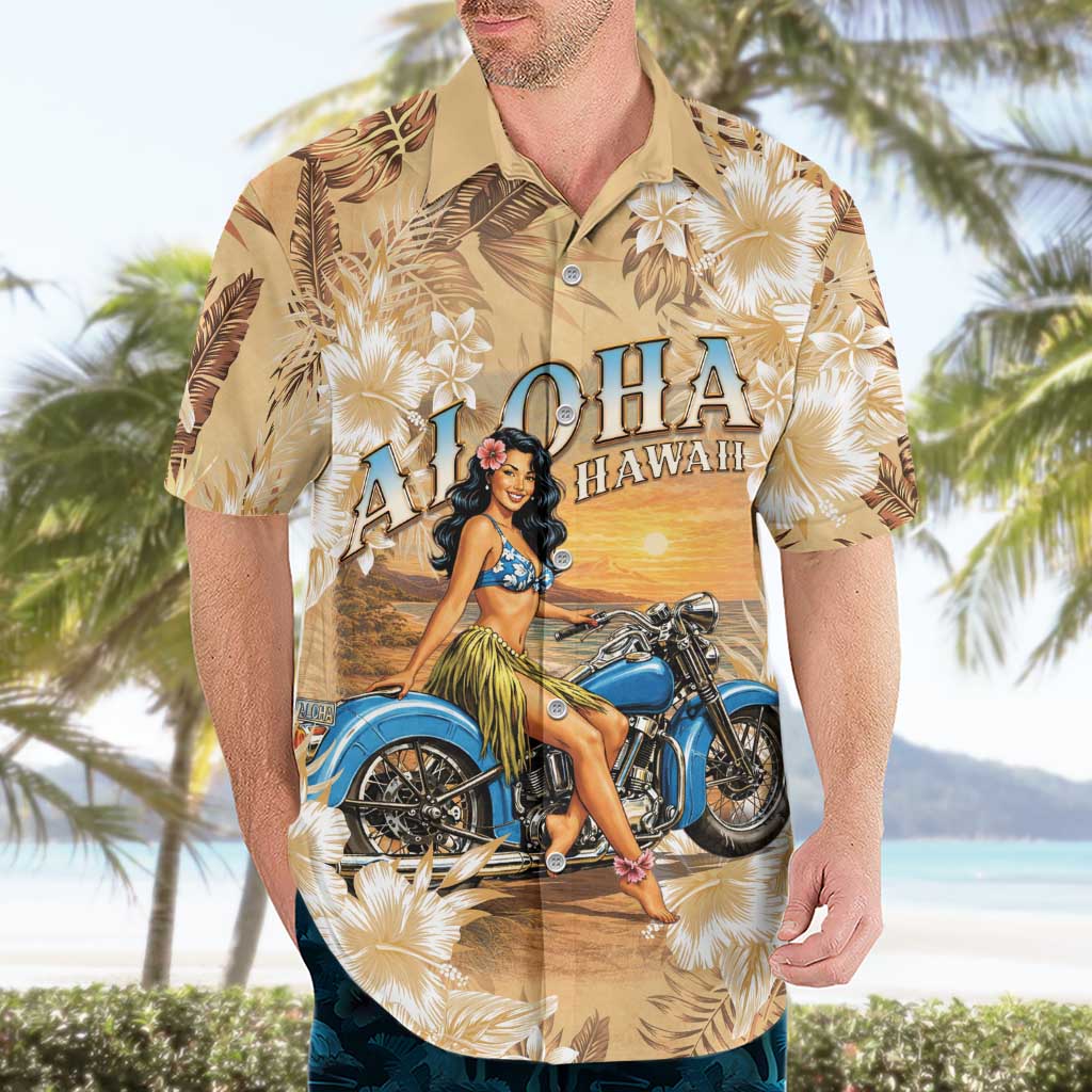 Aloha Hawaii Biker Hawaiian Shirt Ride To Paradise LT05 - Polynesian Pride