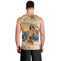 Aloha Hawaii Biker Men Tank Top Ride To Paradise