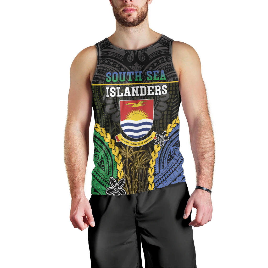 Personalised South Sea Islanders And Gilbert Islands Men Tank Top Kanakas Polynesian Pattern